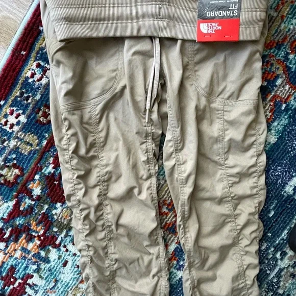 The North Face Aphrodite 2 Khaki Pants, NWT (COMFY stretch waistband) - Picture 2 of 7